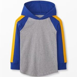 Hanna Andersson Colorblocked Hoodie In Cotton Jersey - 130cm / 8 US